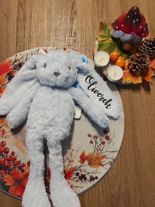 Na www.createdbyveru.cz , čeká poslední opuštěný modrý zajíček, 2x růžový a 2x bílý. Jaká jména si ponesou ? ☺️ #zajic...